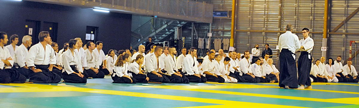 Aïkido art martial traditionnel un maitre un dojo stage Alain Peyrache shihan