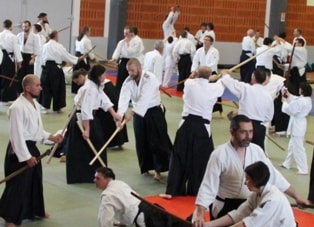 L'aïkido de Luc-la-Primaube avec sensei Peyrache au dojo photos inédites