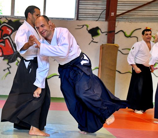 Photos aïkido Estavar diaporama du stage arts martiaux d'Alain Peyrache shihan en Cerdagne 66